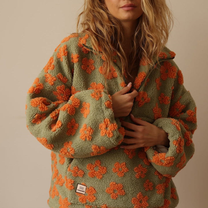 Women's Hoodie | Oversized Zip Detail | Winter