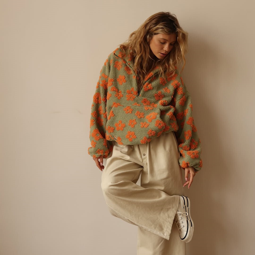 Women's Hoodie | Oversized Zip Detail | Winter