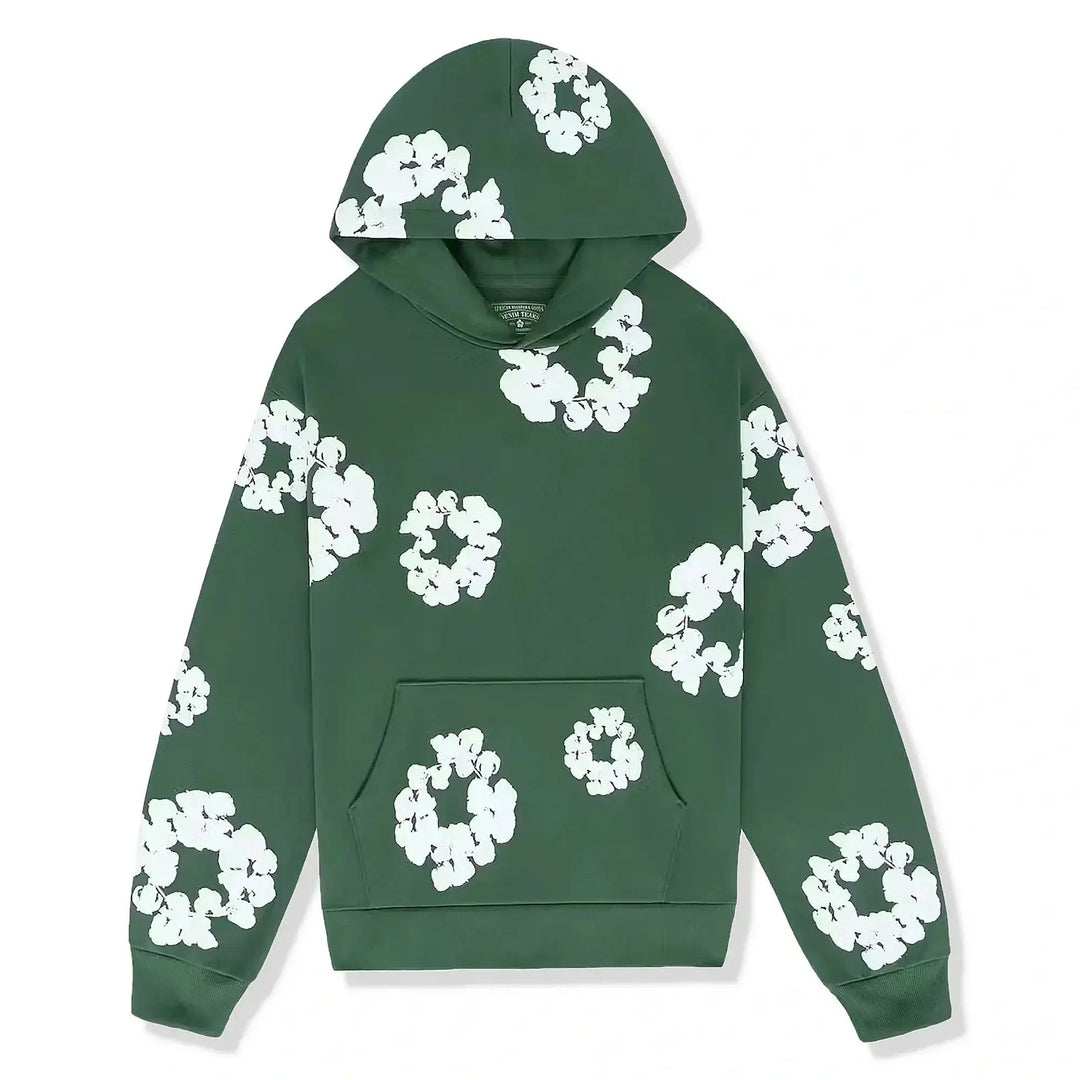 Women's Hoodie Set | Relaxed | Drawstring | Winter - Green