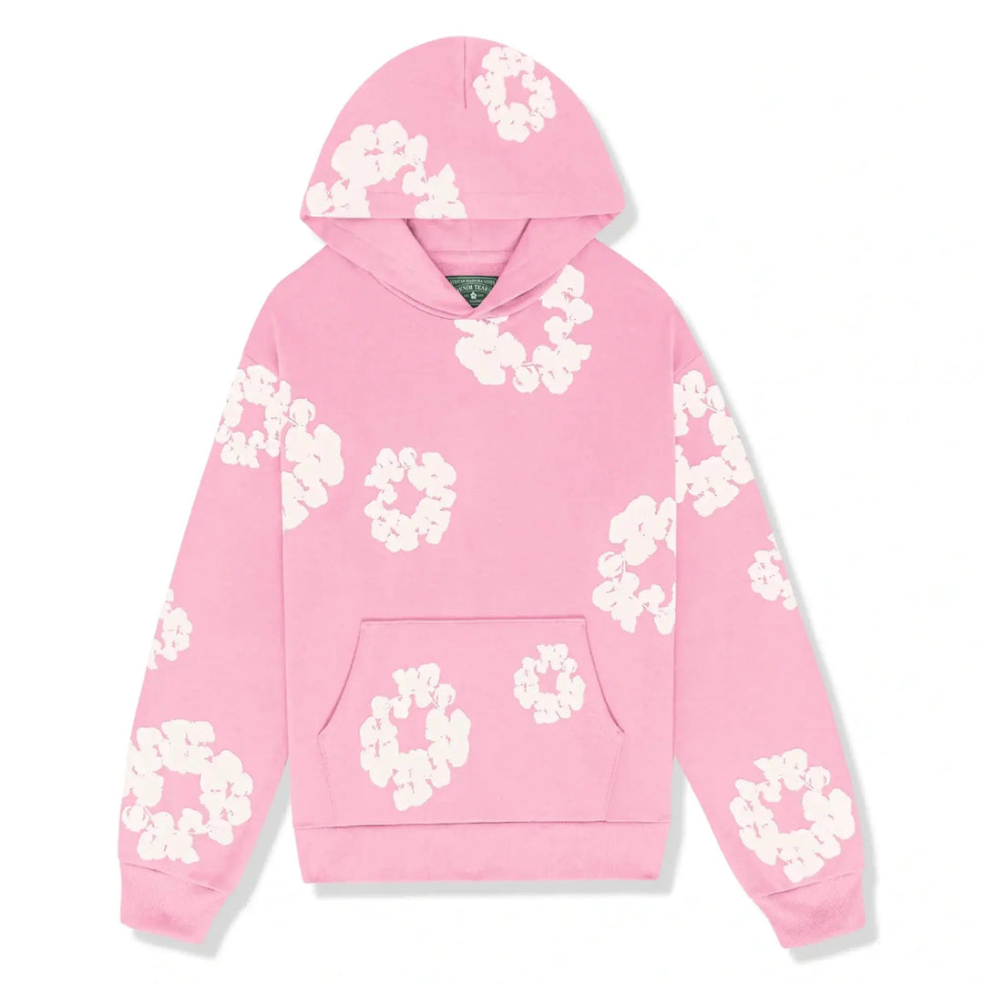 Women's Hoodie Set | Relaxed | Drawstring | Winter - Pink