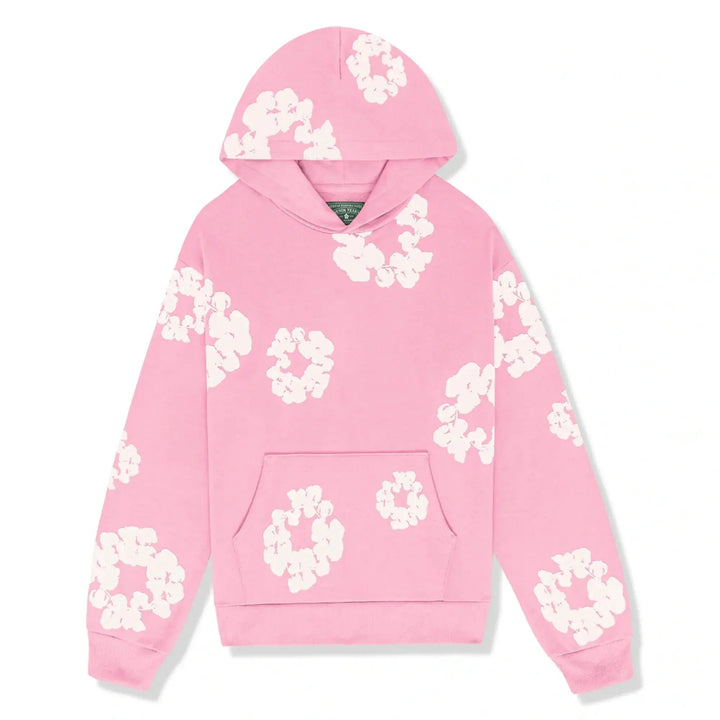 Women's Hoodie Set | Relaxed | Drawstring | Winter - Pink