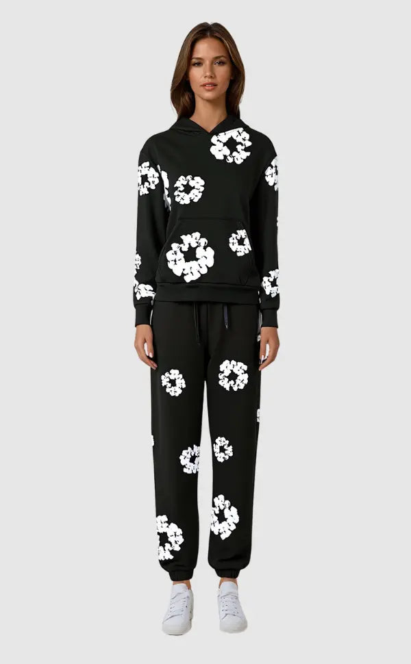 Women's Hoodie Set | Relaxed | Drawstring | Winter