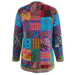 Women's Jacket | Patchwork | Open-Front | Spring