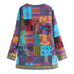 Women's Jacket | Patchwork | Open-Front | Spring