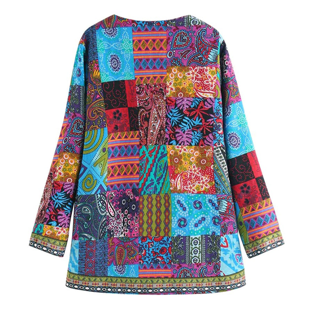 Women's Jacket | Patchwork | Open-Front | Spring