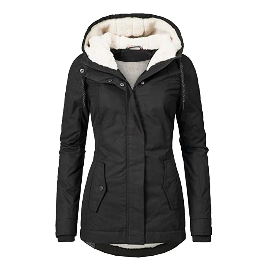 Women's Jacket | Slim Fit | Hood | Winter - Black