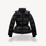 Women's Jacket | Slim Fit | Padded | Belted | Winter - Black