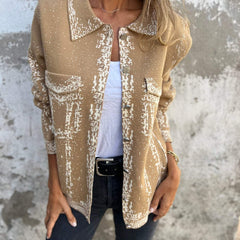 Women's Jacket | Tailored | Autumn - Brown