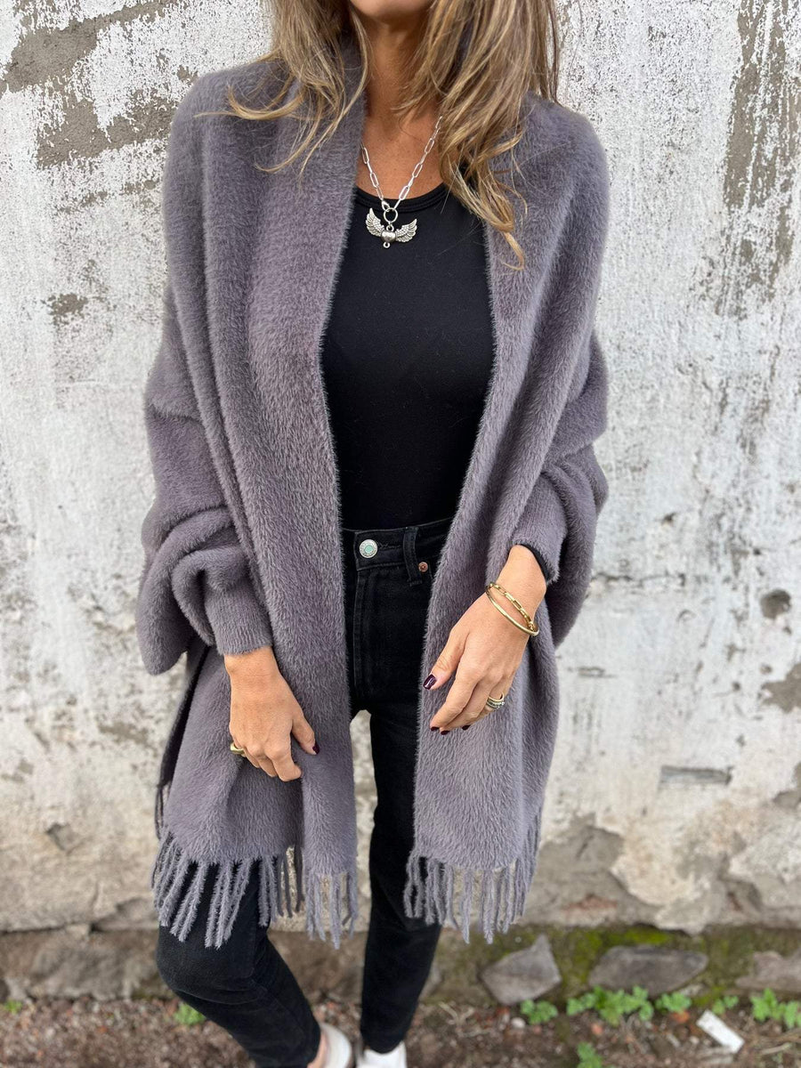 Women's Jacket | Tailored | Button-Down | Winter - Gray