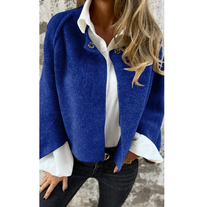 Women's Jacket | Tailored | Button Front | Winter - Blue