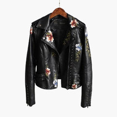 Women's Jacket | Tailored | Embroidered | Autumn - Black