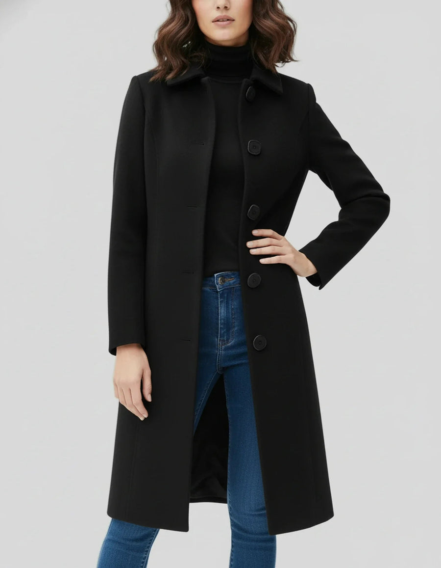 Women's Jacket | Tailored Longline | Button Front | Winter