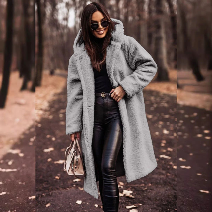 Women's Jacket | Tailored | Mid-Length | Autumn - Grey