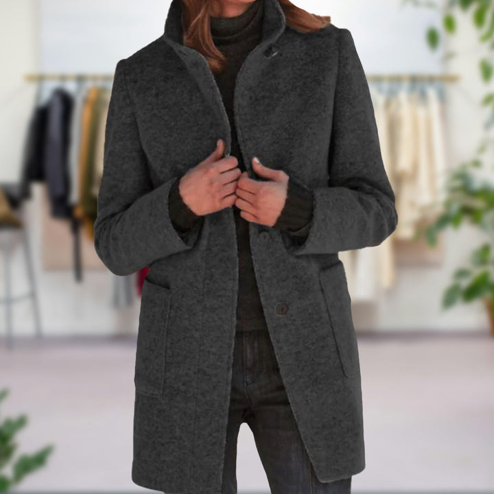 Women's Jacket | Tailored | Mid-Length | Spring - Charcoal