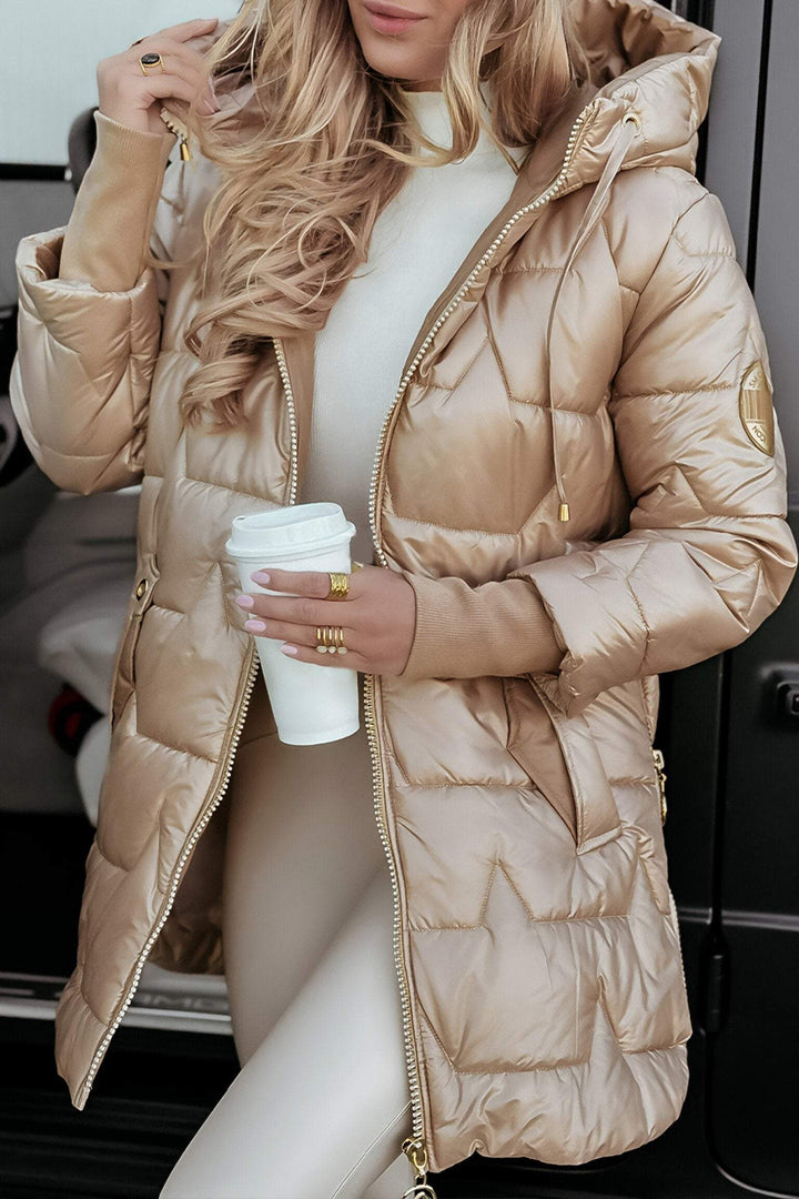 Women's Jacket | Tailored | With Hood | Autumn - Beige