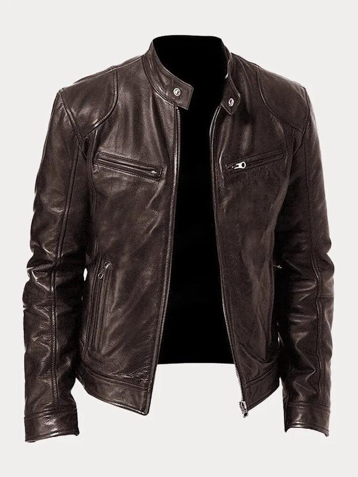 Women's Jacket | Tailored | Zip-Up | Autumn - Brown