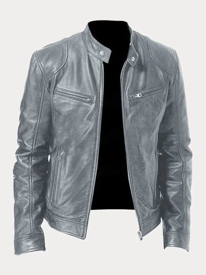 Women's Jacket | Tailored | Zip-Up | Autumn - Gray