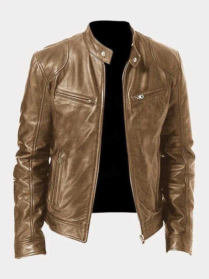 Women's Jacket | Tailored | Zip-Up | Autumn - Khaki
