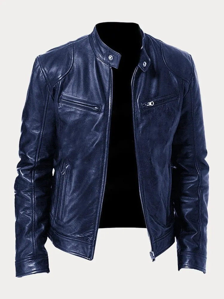 Women's Jacket | Tailored | Zip-Up | Autumn - Navy