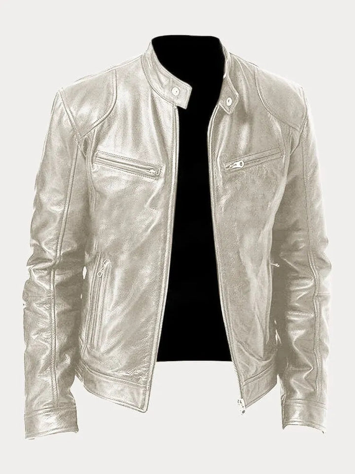 Women's Jacket | Tailored | Zip-Up | Autumn - Silver
