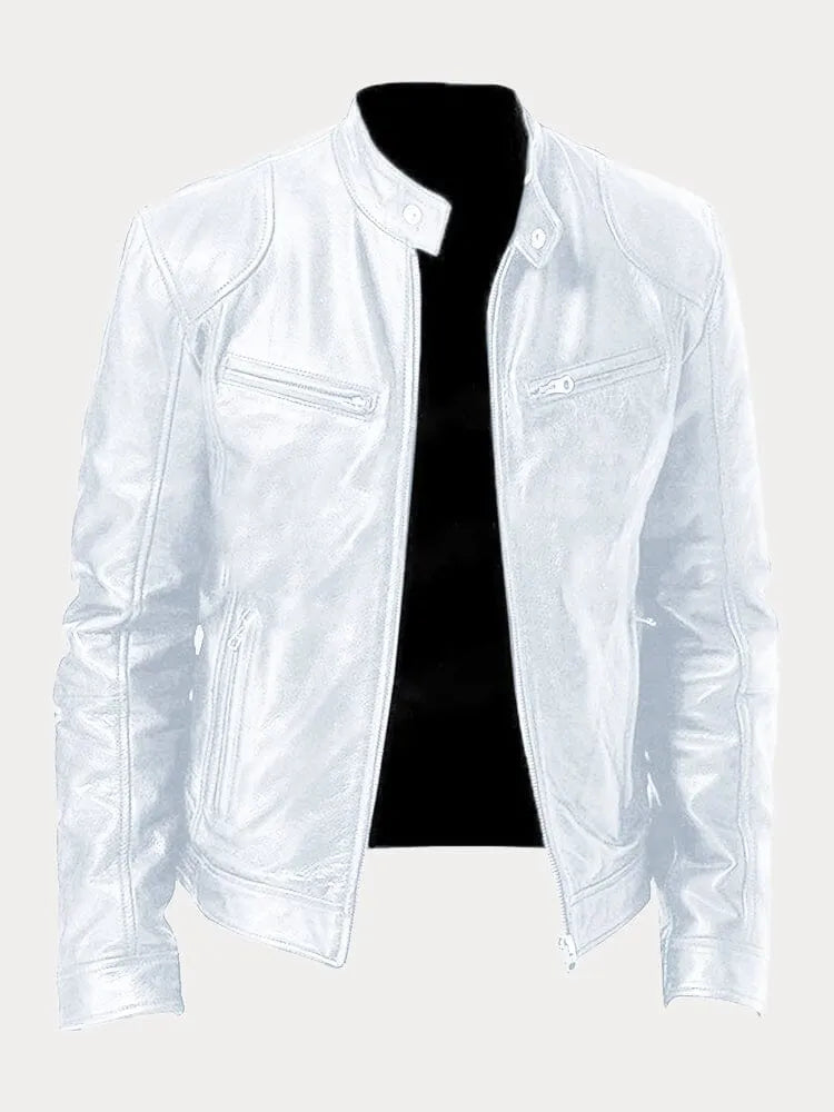 Women's Jacket | Tailored | Zip-Up | Autumn - White