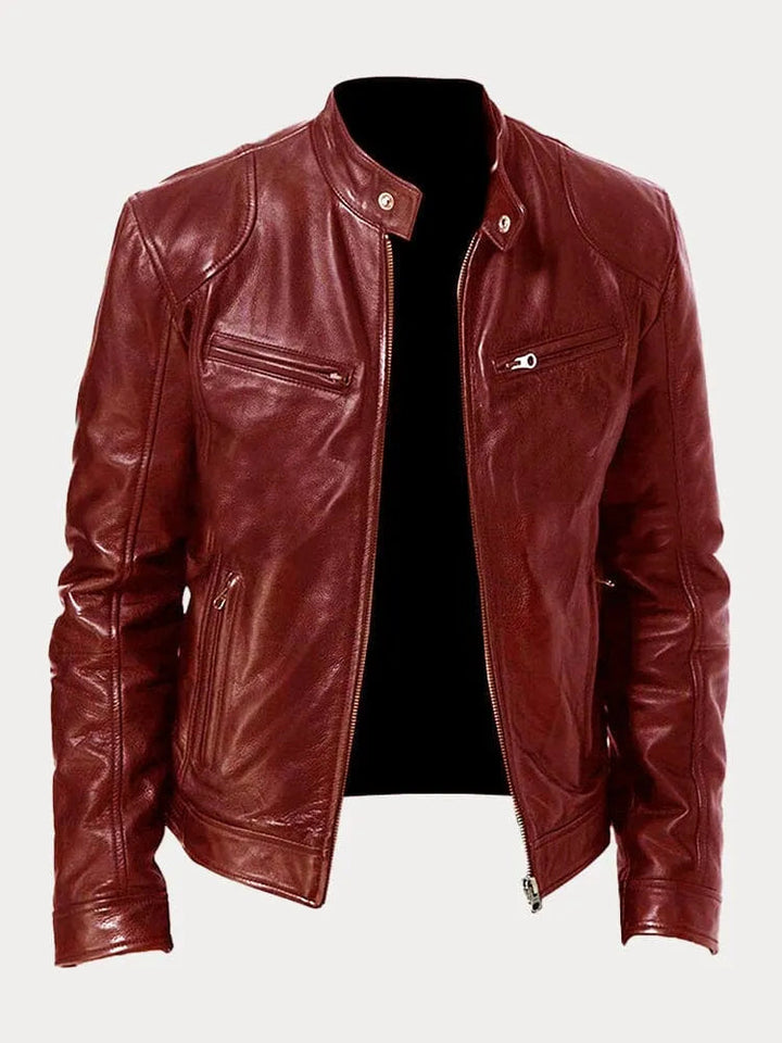 Women's Jacket | Tailored | Zip-Up | Autumn - Wine