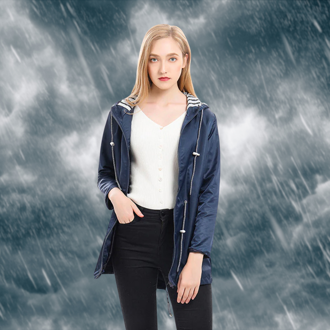 Women's Jacket | Water-Resistant | Hood | Autumn