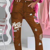 Women's Jeans | Relaxed | Autumn - Brown