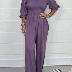 Women's Jumpsuit | Oversized Fit | Spring - Purple