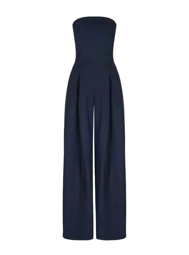 Women's Jumpsuit | Strapless Elegant | Wide Leg | Spring