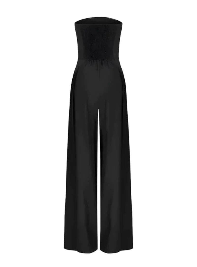Women's Jumpsuit | Strapless Elegant | Wide Leg | Spring
