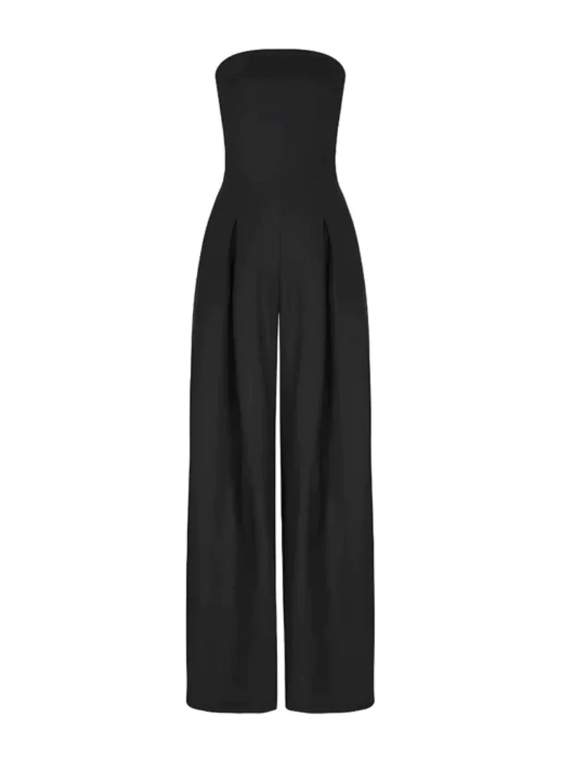 Women's Jumpsuit | Strapless Elegant | Wide Leg | Spring