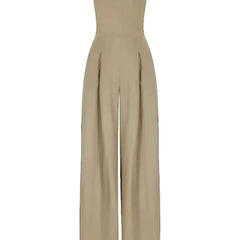 Women's Jumpsuit | Strapless Elegant | Wide Leg | Spring