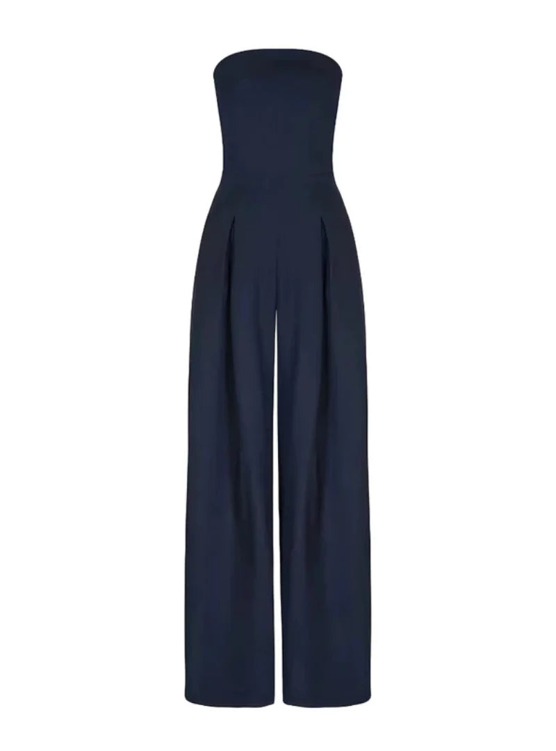 Women's Jumpsuit | Strapless Elegant | Wide Leg | Spring