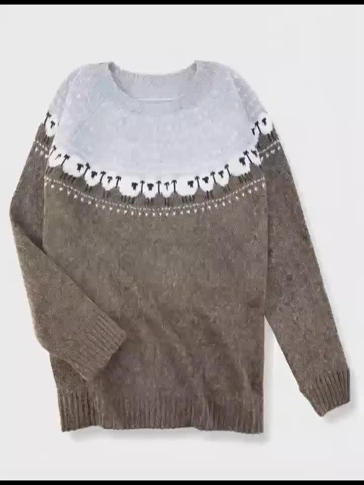 Women's Knit Jumper | Oversized Long Sleeve | Winter