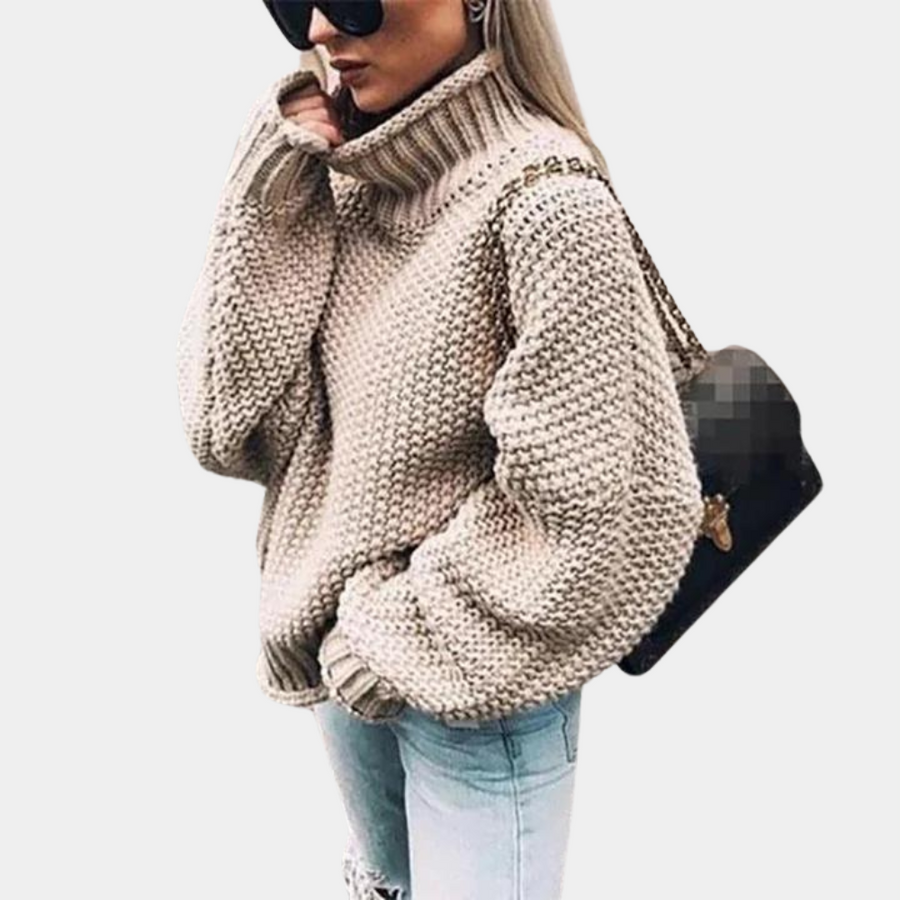 Women's Knitwear | Oversized | Winter - Khaki