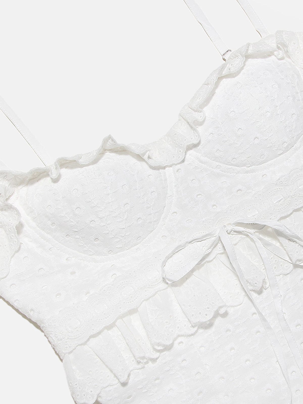 Women's Lace Midi Dress | Romantic Ruffles | Summer