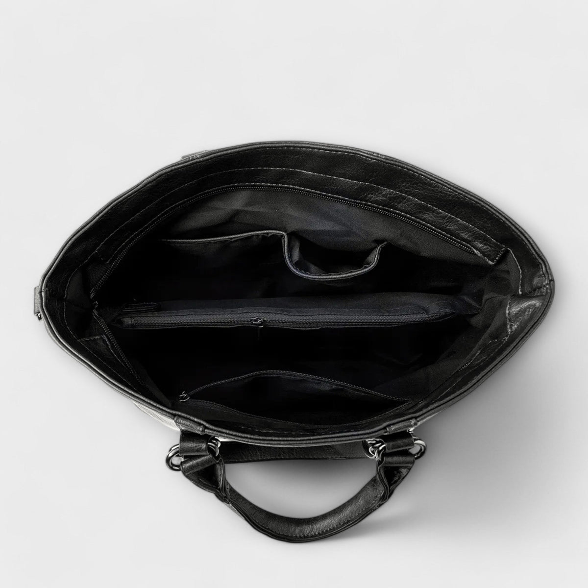 Women's Large Leather Bag - Olivia