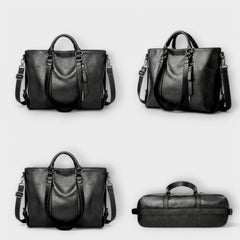 Women's Large Leather Bag - Olivia
