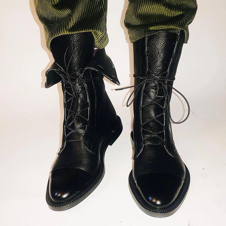 Women's Leather Boots - Classic Elegance | Autumn