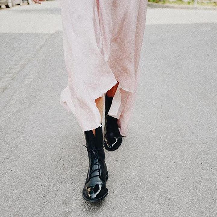 Women's Leather Boots - Classic Elegance | Autumn