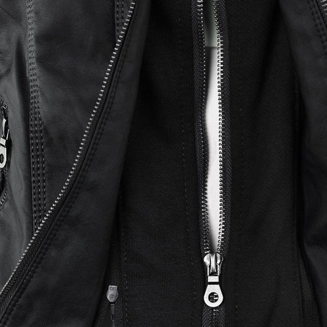 Women's Leather Jacket - Sleek Urban Style | Autumn
