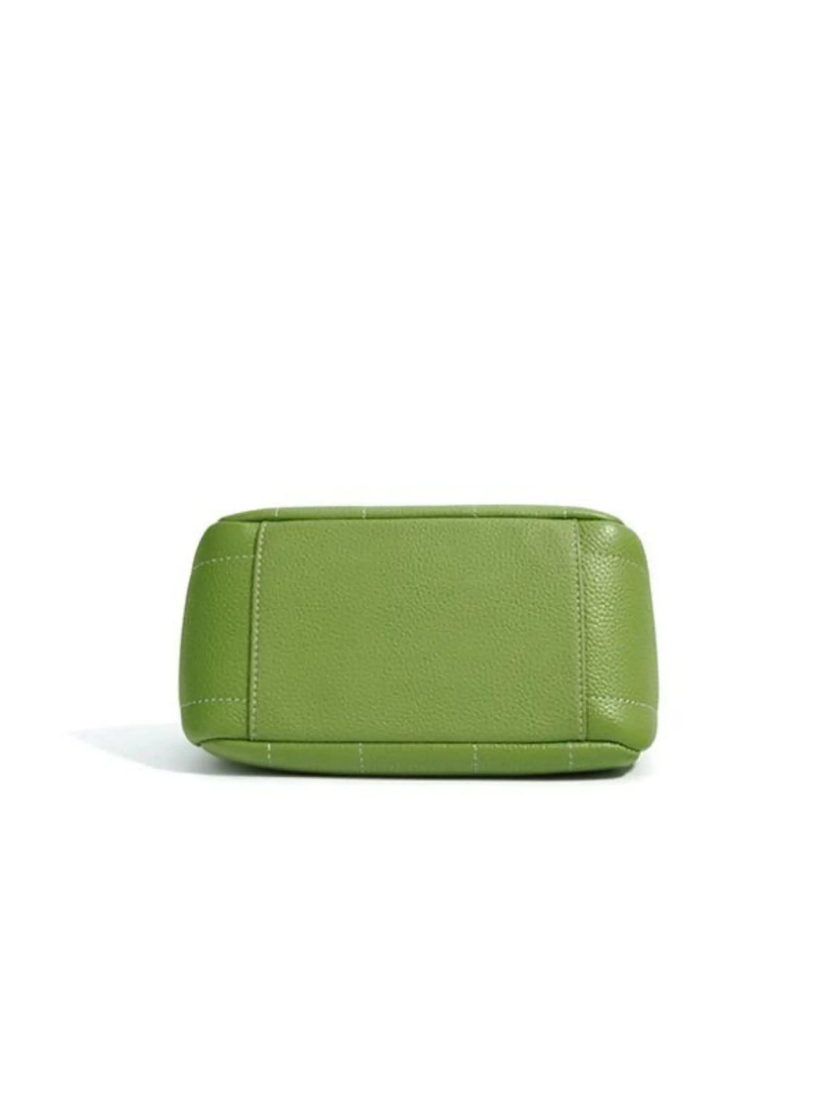 Women's Leather Tote | Green | Minimalist | Autumn