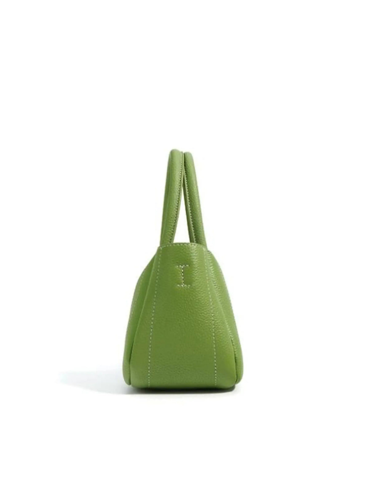 Women's Leather Tote | Green | Minimalist | Autumn