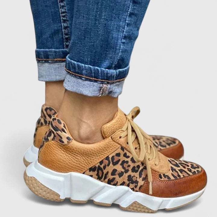 Women's Leopard Print Comfort Shoes - Elegant Everyday Style | Spring
