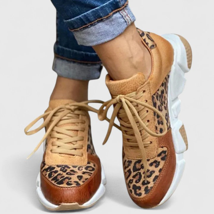 Women's Leopard Print Comfort Shoes - Elegant Everyday Style | Spring - Leopard