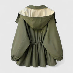 Women's Lightweight Jacket - Adjustable Waist Water-Repellent | Autumn