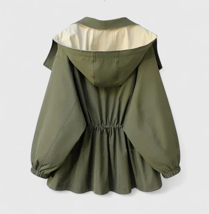 Women's Lightweight Jacket - Adjustable Waist Water-Repellent | Autumn