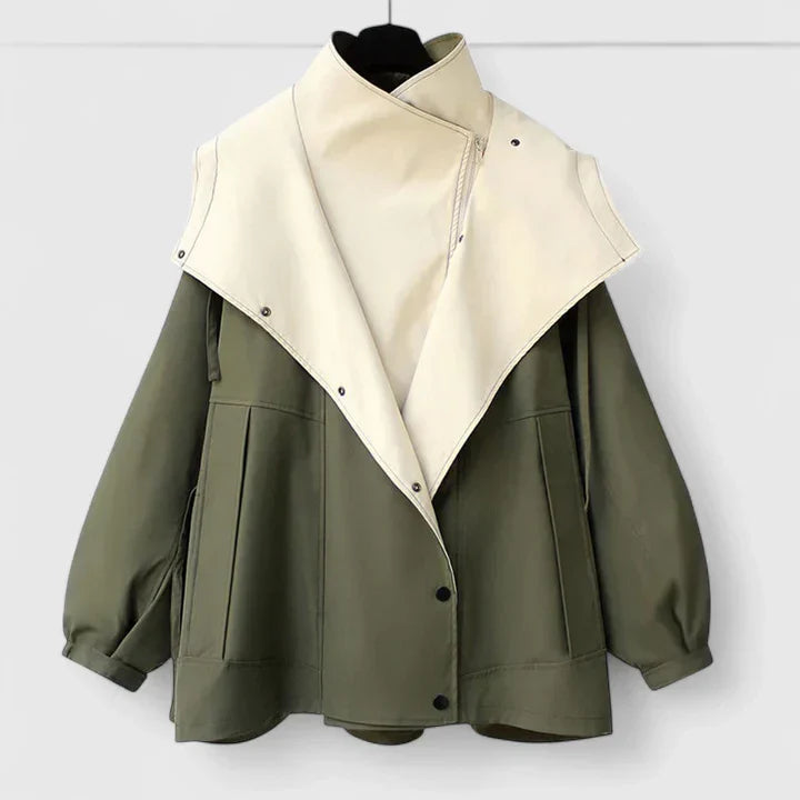Women's Lightweight Jacket - Adjustable Waist Water-Repellent | Autumn