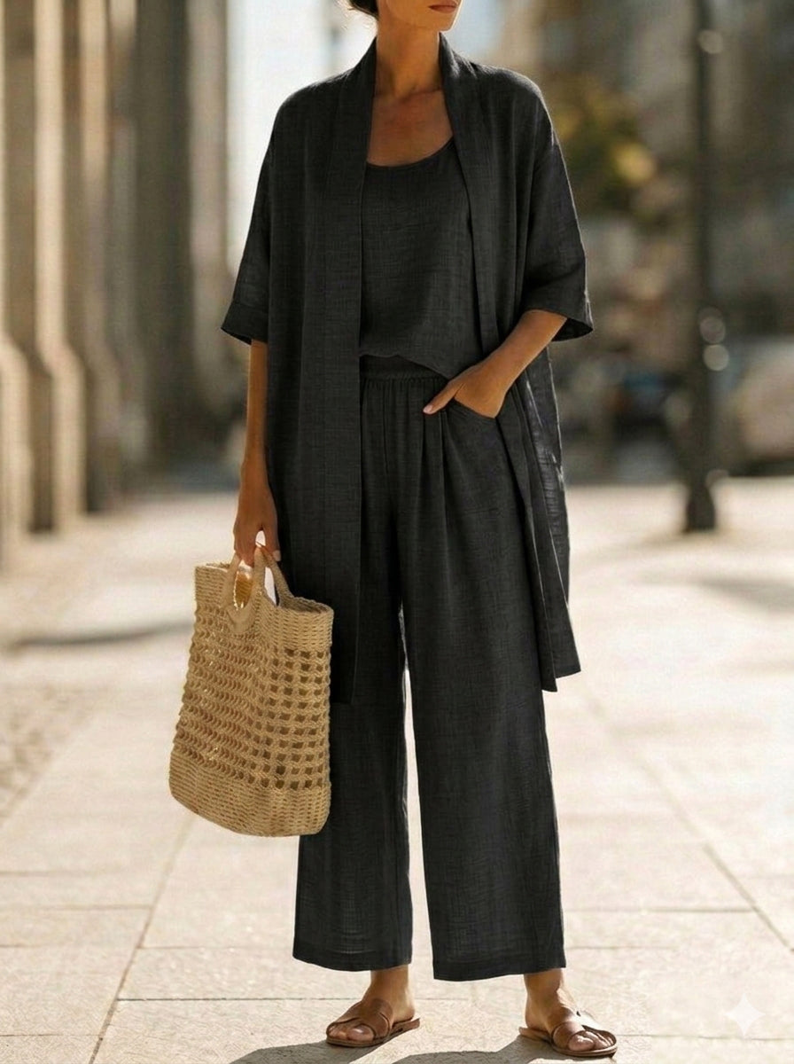 Women's Lightweight Linen Set - Relaxed Fit | Spring